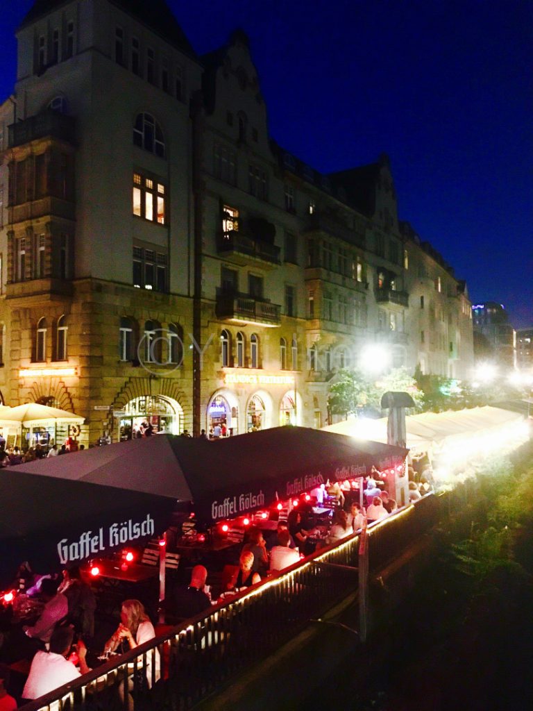 One night scene of Friedrich, Berlin, Yuji Ikeda Photo