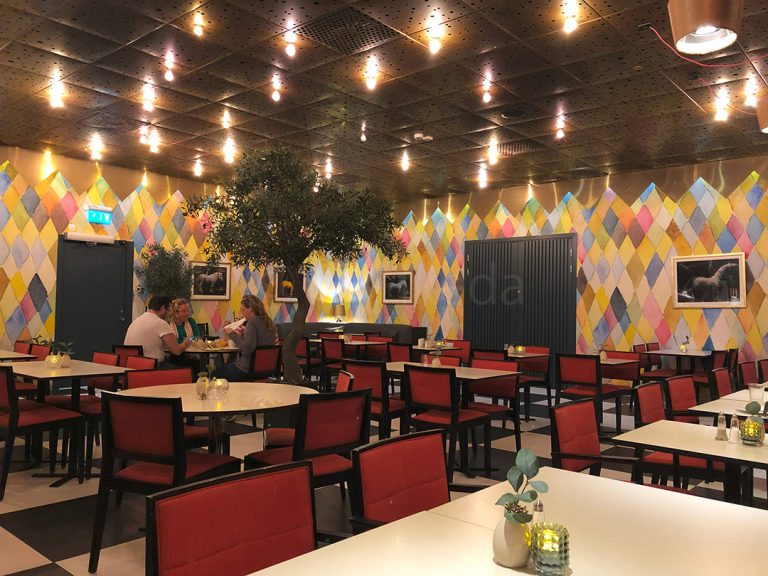Colorful Hotel restaurant in Malmo, Sweden, Yuji Ikeda Photo